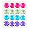 12 Packs: 16 ct. (192 total) Large Rhinestone Stickers by Recollections™